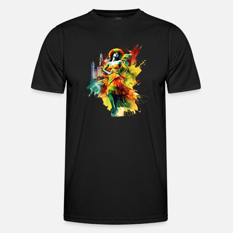 Le Carnaval de Rio est connu dans le monde entier T-shirt sport Homme