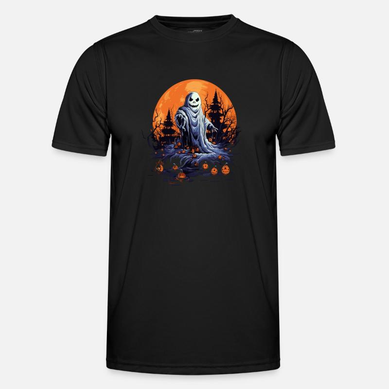 Halloween is Comming Geist Männer Funktions-T-Shirt