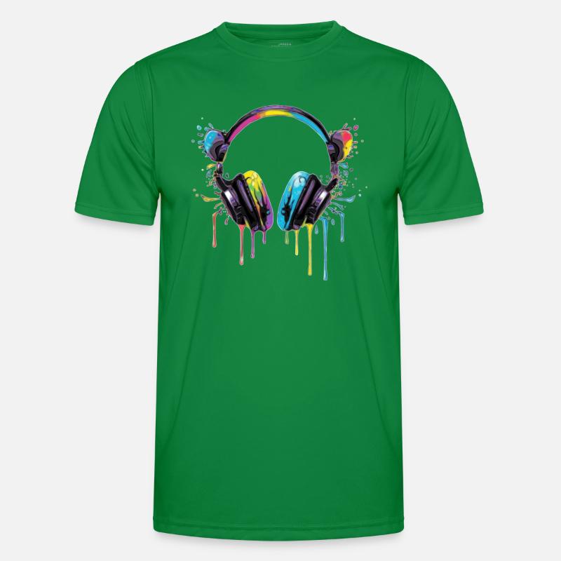 Mouse Headset Männer Funktions-T-Shirt