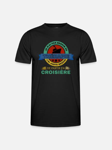 Croisière - T-shirt sport Homme - noir
