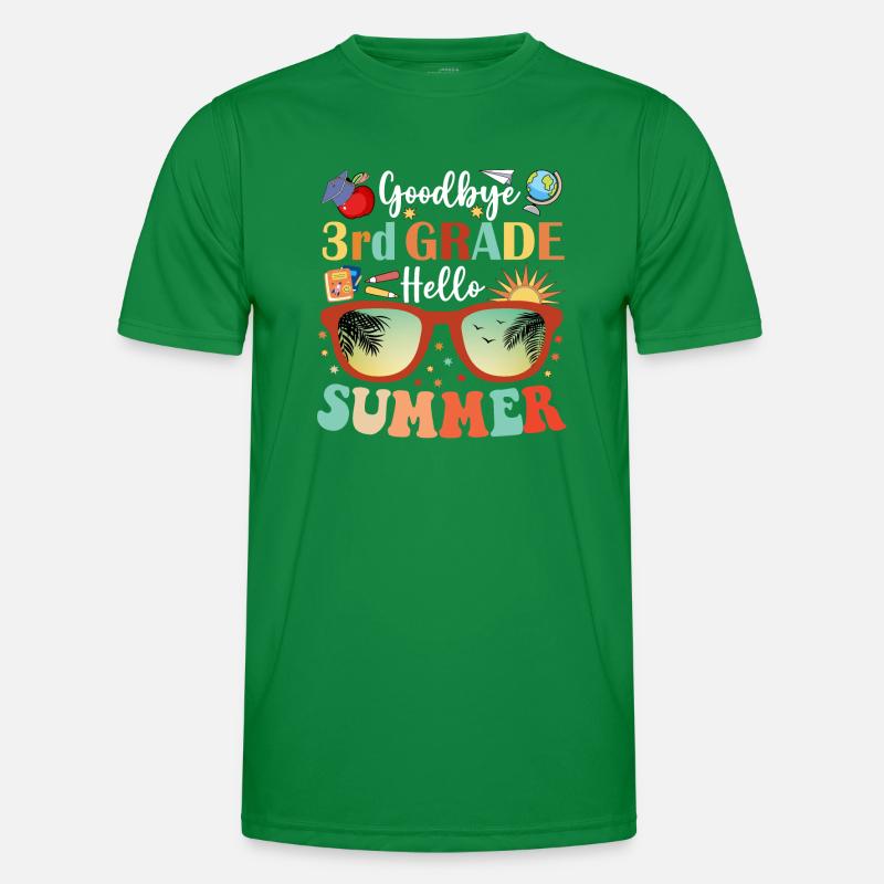 Goodbye 3rd Grade Hello Summer Men's Functional T-Shirt