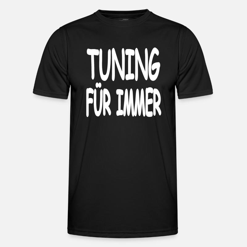 Tuning - Männer Funktions-T-Shirt - Schwarz