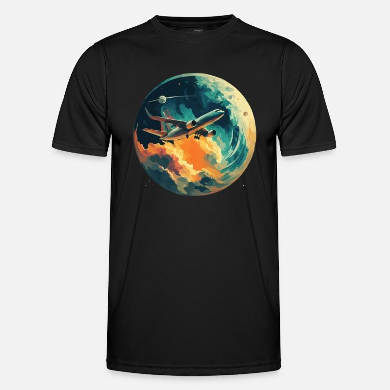 Global Flight: Eine Reise um die Erde Männer Funktions-T-Shirt