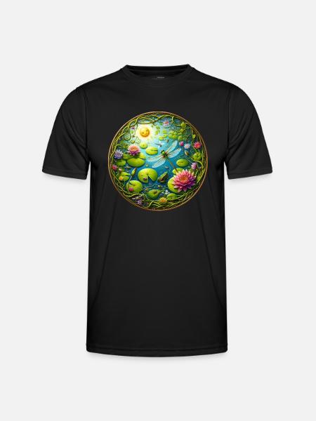 See Leben - Männer Funktions-T-Shirt - Schwarz