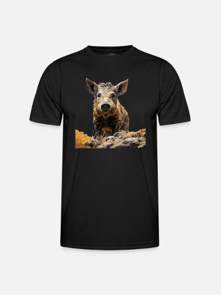 The pigs of Iberico - Men's Functional T-Shirt - black