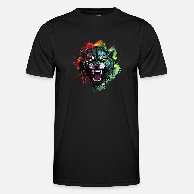 Powerful elegance with every step - Men's Functional T-Shirt - black