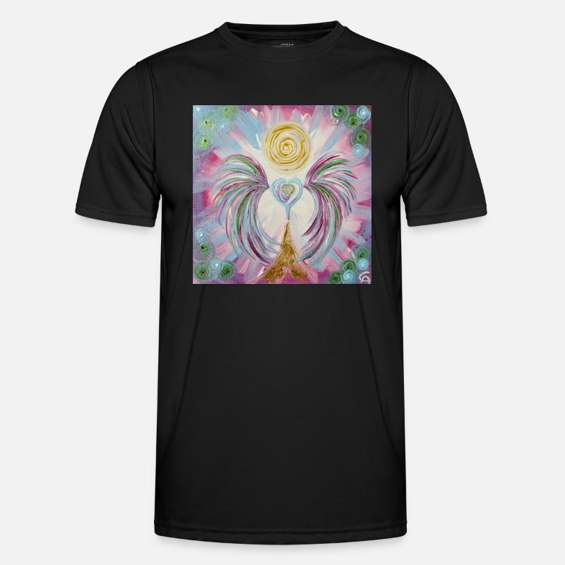 Herzengel Lichtleben Männer Funktions-T-Shirt