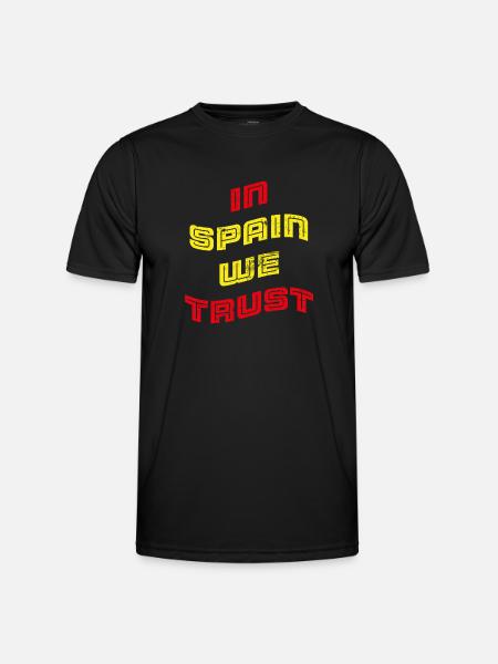 In Spain we trust - Men's Functional T-Shirt - black