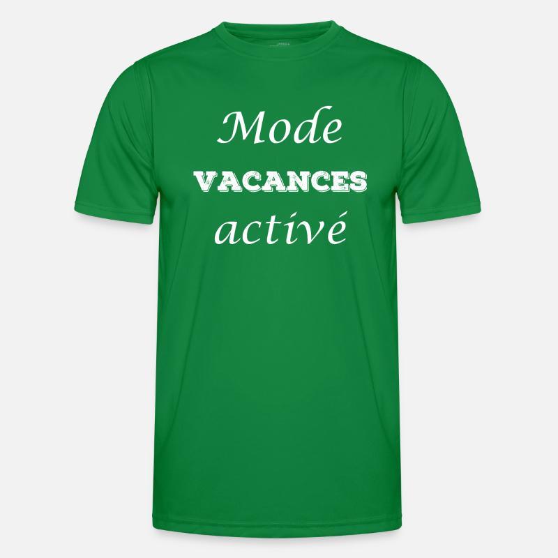 Mode vacances activé T-shirt sport Homme