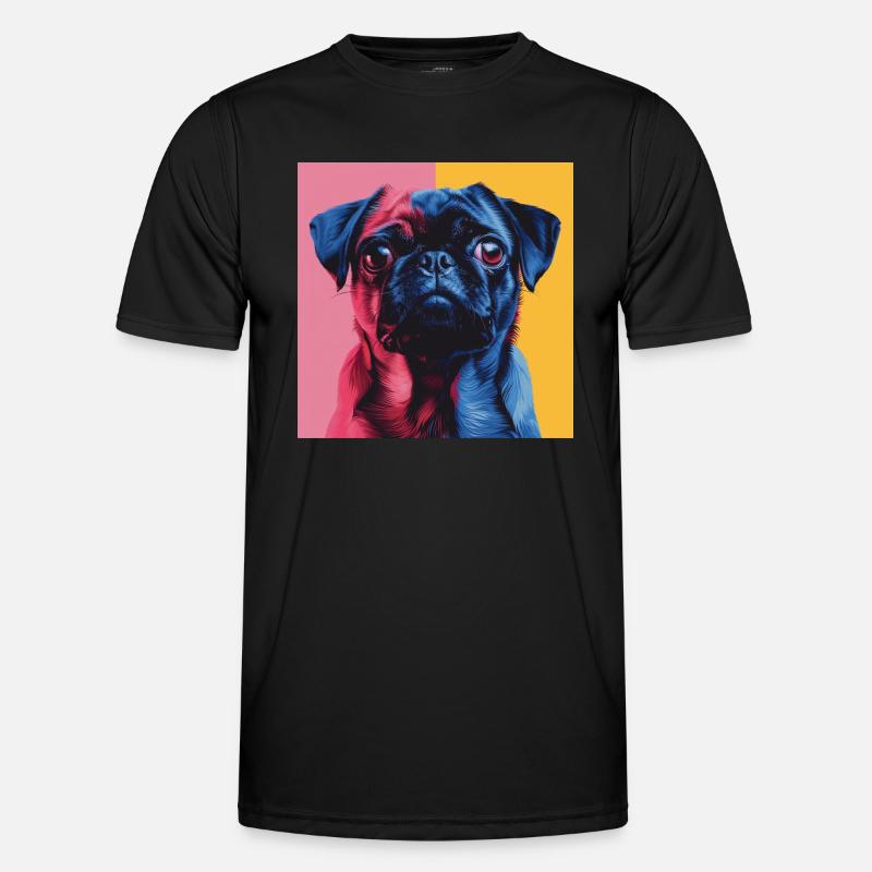 Mops Männer Funktions-T-Shirt