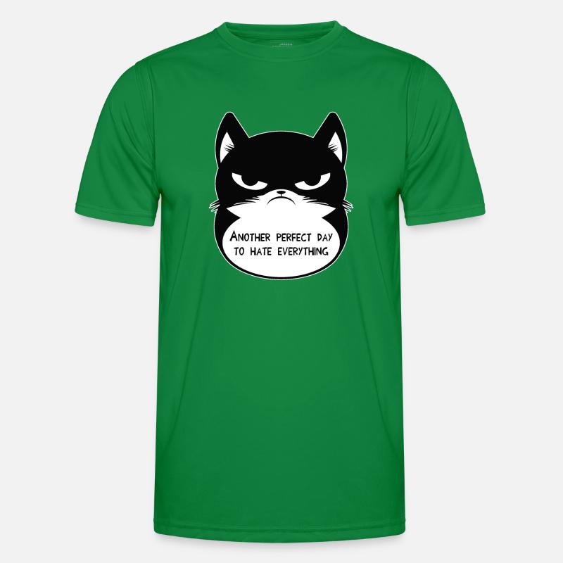 Hate Cat Men's Functional T-Shirt