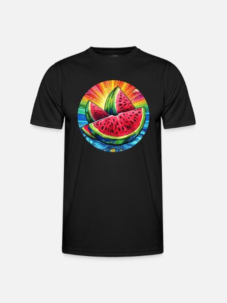 LGBTQ Melon - Men's Functional T-Shirt - black