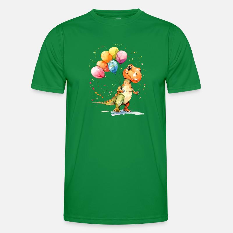 Saurier hat wohl Geburtstag? Männer Funktions-T-Shirt