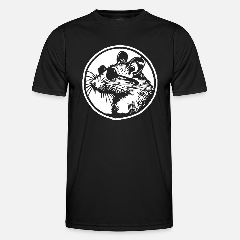 Mouse Rat - Men's Functional T-Shirt - black
