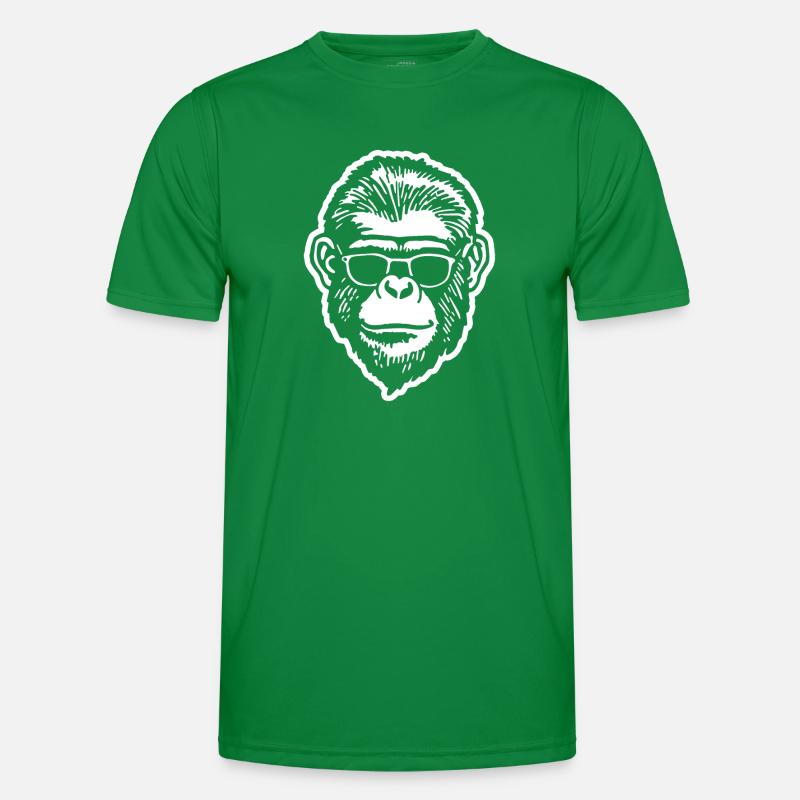 Singe Singe Visage de Singe T-shirt sport Homme