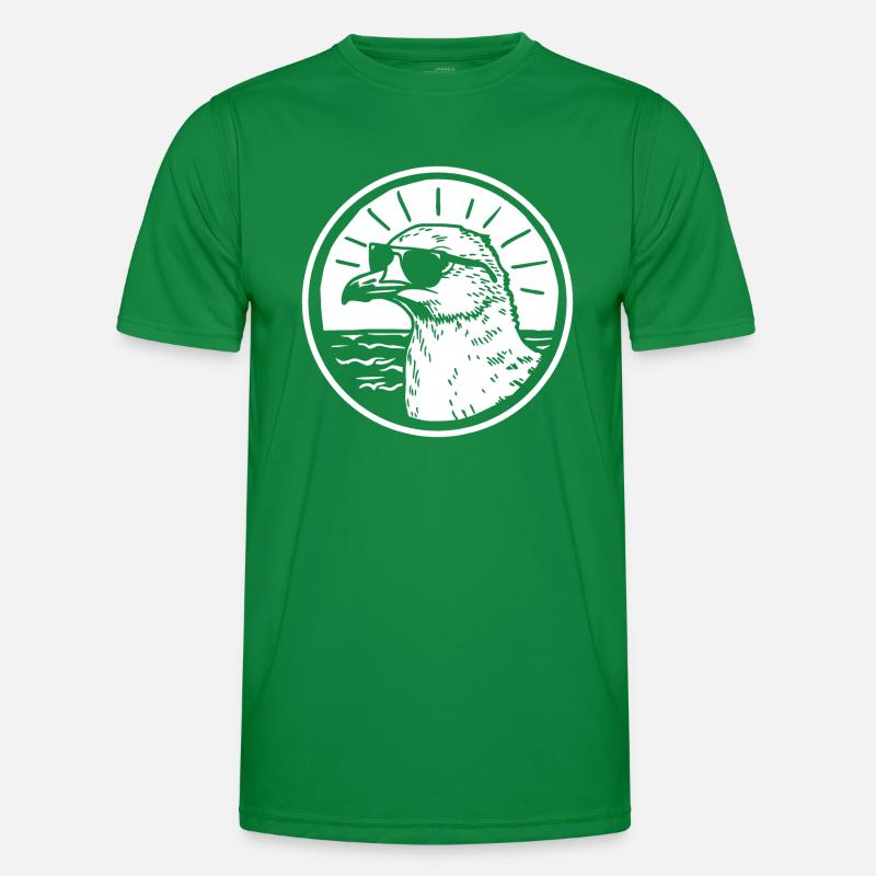 Möwe Männer Funktions-T-Shirt