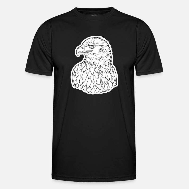 Eagle Eagle Head - Men's Functional T-Shirt - black