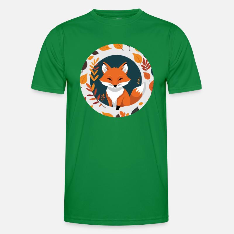 Fuchs im Herbst #9 Männer Funktions-T-Shirt