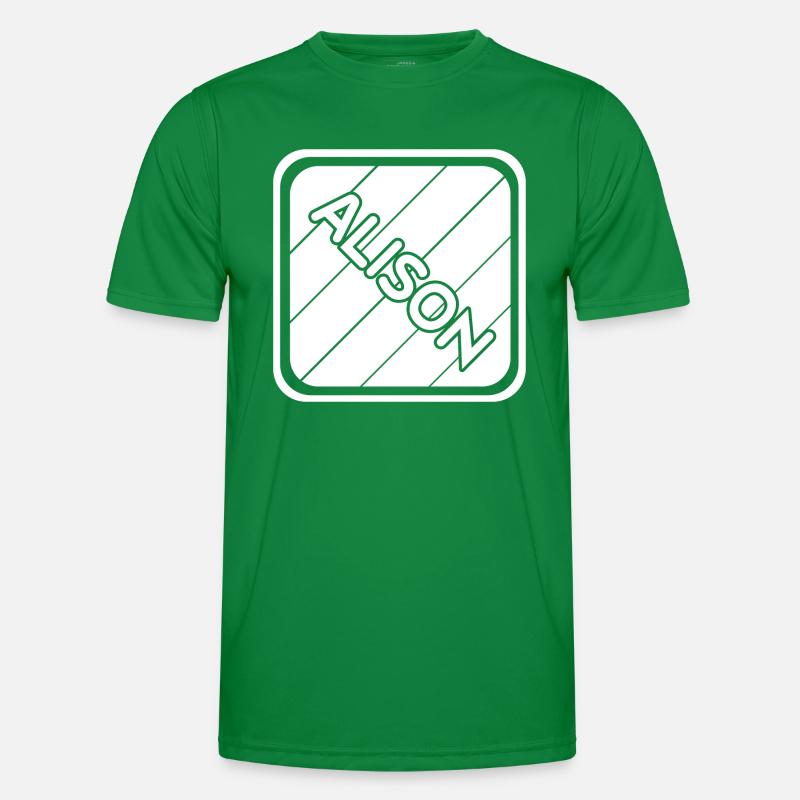 Alison als Mädchenname Männer Funktions-T-Shirt