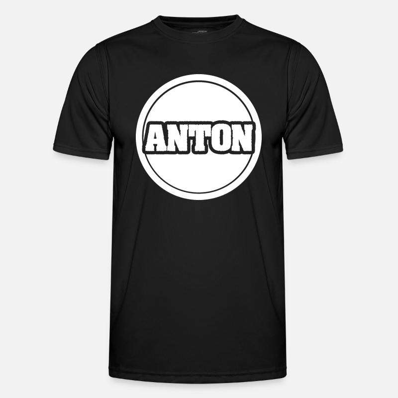 Gift for Anton - Men's Functional T-Shirt - black