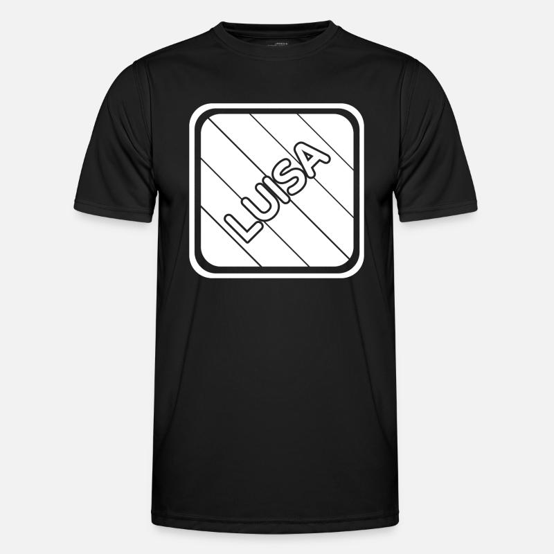 Gift for Luisa - Men's Functional T-Shirt - black