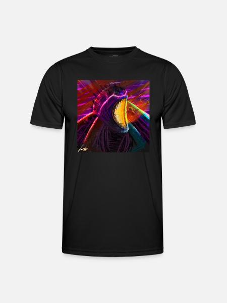 Rampant neon - Men's Functional T-Shirt - black