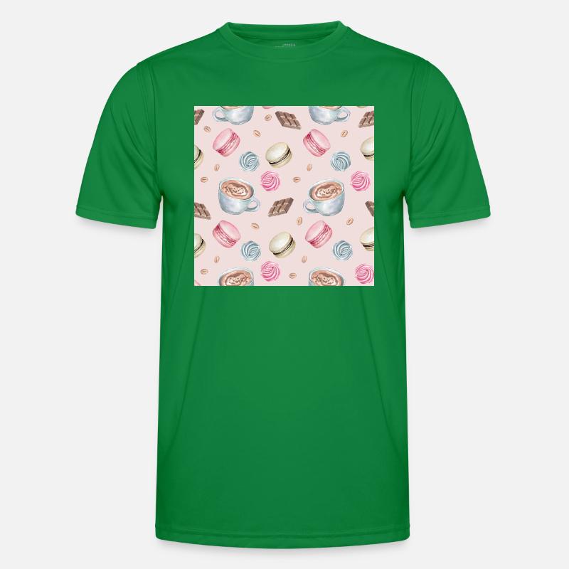 Patterns for Coffee and Sweets Coffee and Sweet Men's Functional T-Shirt