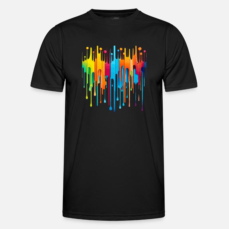 Arc-en-ciel T-shirt sport Homme