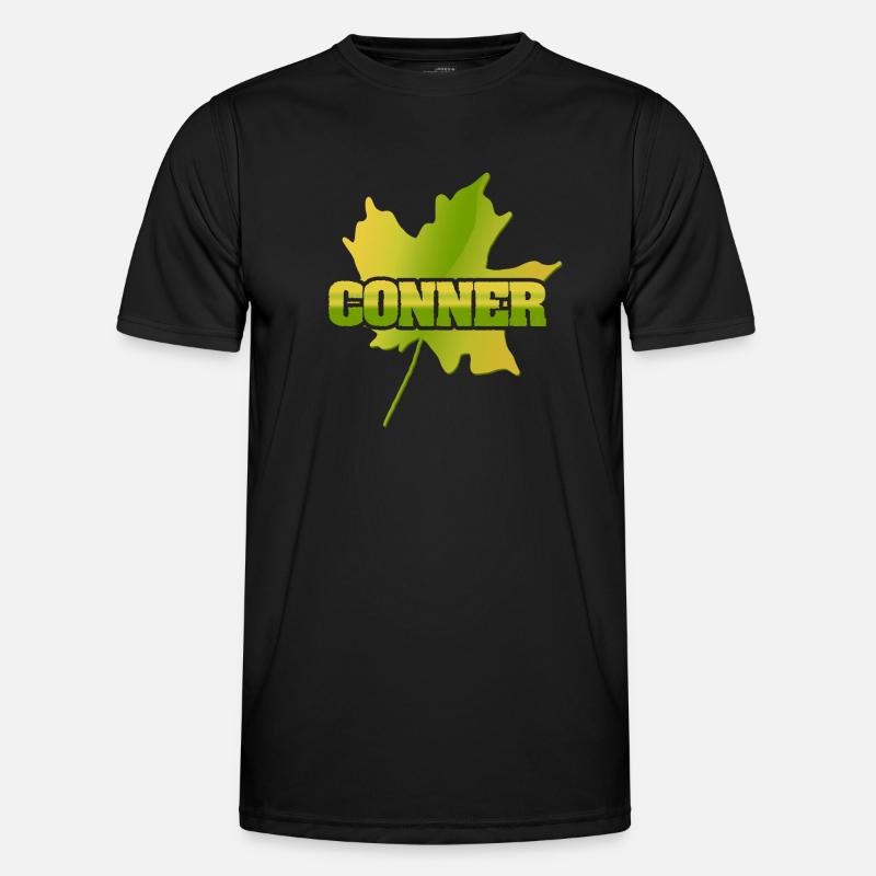 Conner Conner - Männer Funktions-T-Shirt - Schwarz