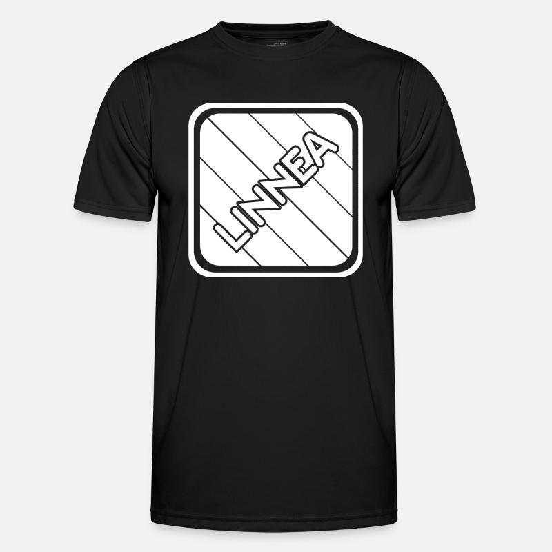 First name Linnea - Men's Functional T-Shirt - black
