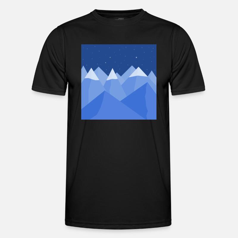 Paysage bleu T-shirt sport Homme