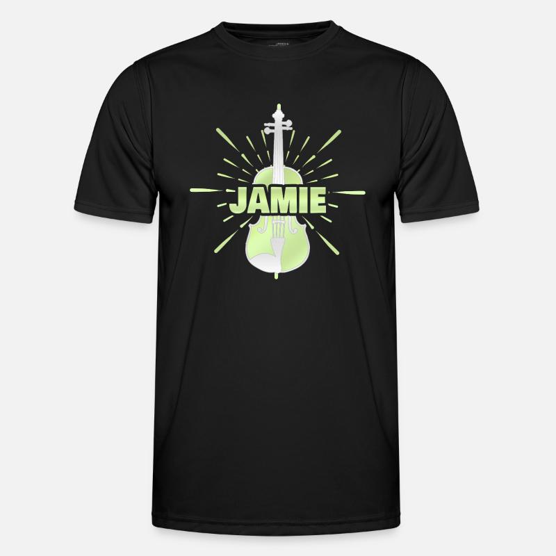 String instrument J - Men's Functional T-Shirt - black
