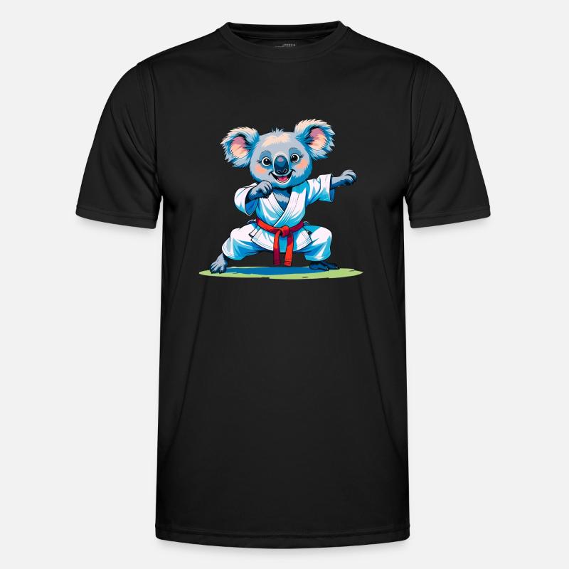 Koala faisant du karaté T-shirt sport Homme