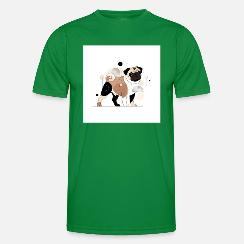 Mops Männer Funktions-T-Shirt