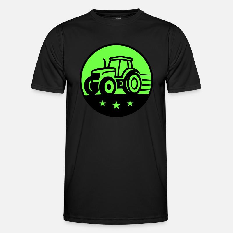 Traktor Farmer Männer Funktions-T-Shirt