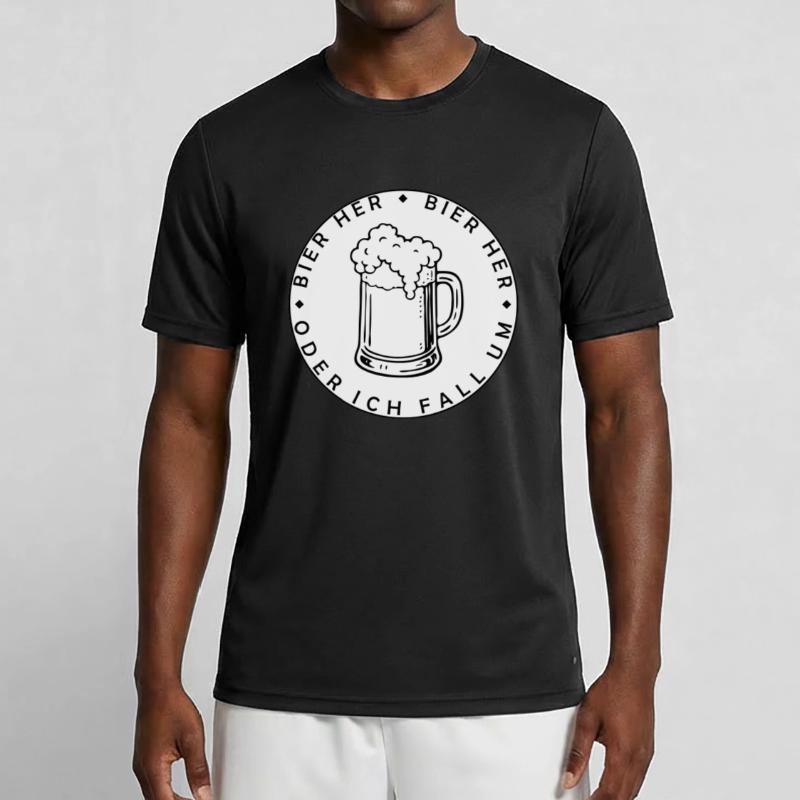 Bees here - Oder ich fall um! Men's Functional T-Shirt