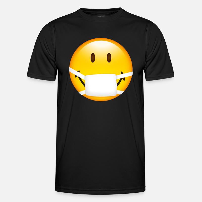 Smiley Surgent - Funktionsshirt til herrer - sort