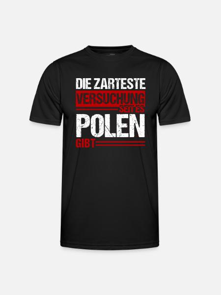 Polen - Zarte Versuchung - Männer Funktions-T-Shirt - Schwarz