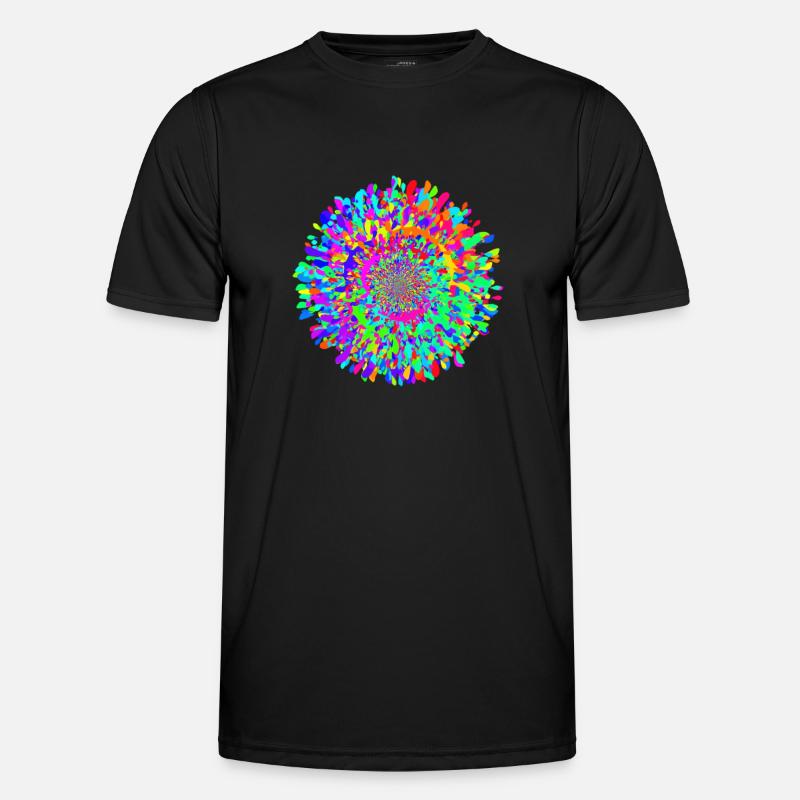 splish splash - Männer Funktions-T-Shirt - Schwarz