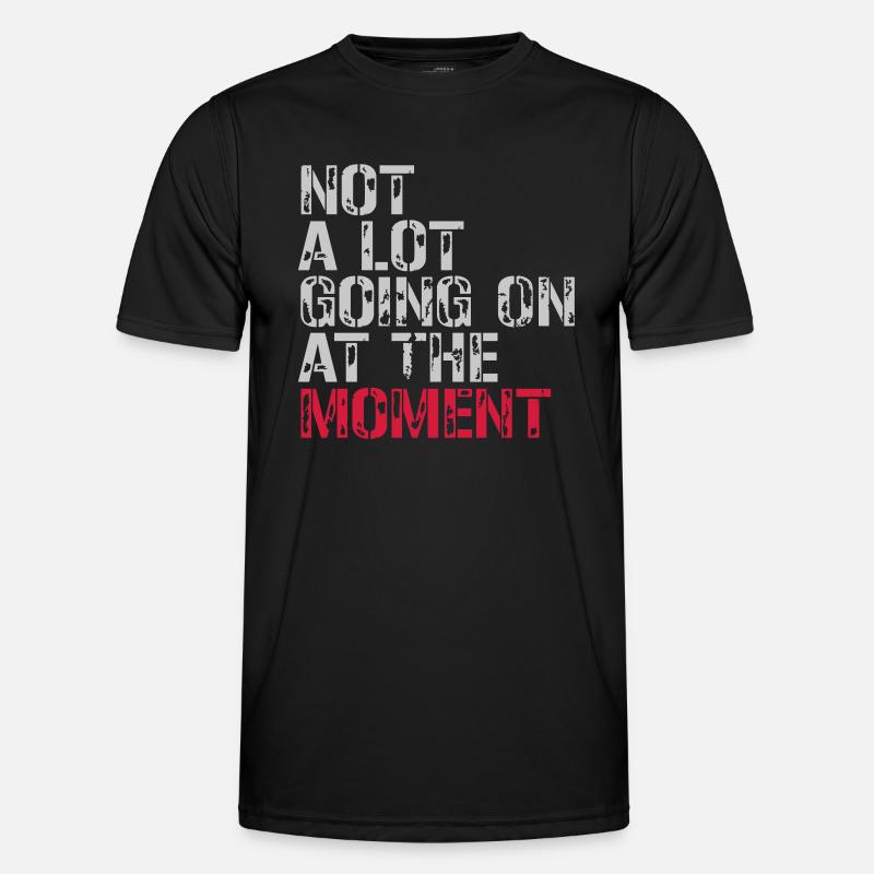 Not much going on - Men's Functional T-Shirt - black