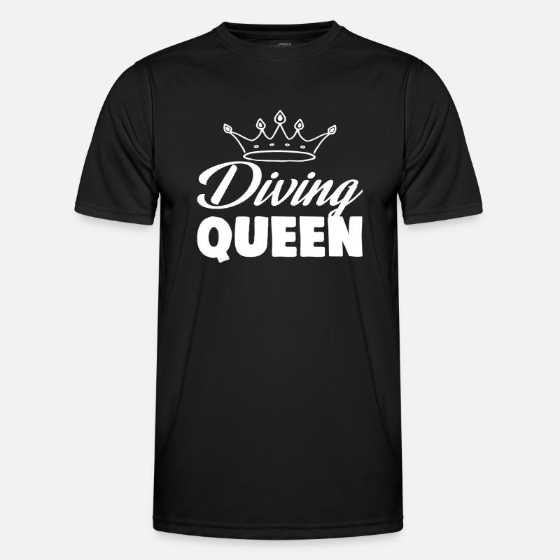 Diving Queen - Men's Functional T-Shirt - black