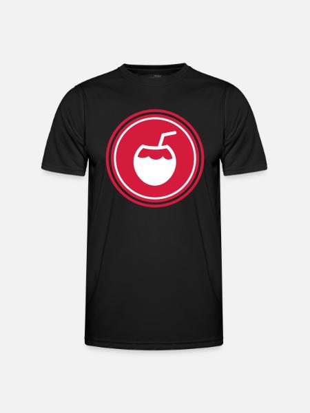 Coconut Icon Icon - Men's Functional T-Shirt - black