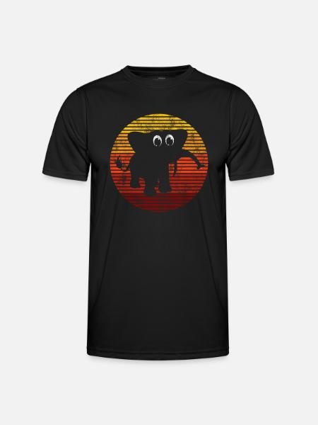 Eléphant éléphant pour enfants - T-shirt sport Homme - noir