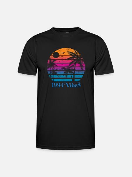 1994 Vibes - Männer Funktions-T-Shirt - Schwarz