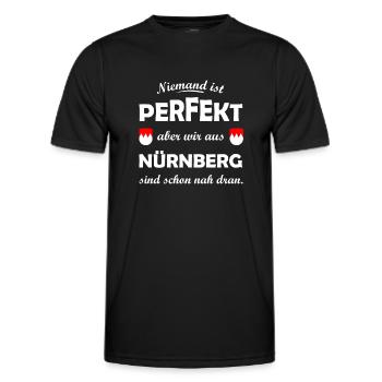 Heimatstadt Nürnberg - Männer Funktions-T-Shirt - Schwarz - Vorne - AI Model Male 178 dark (178cm)