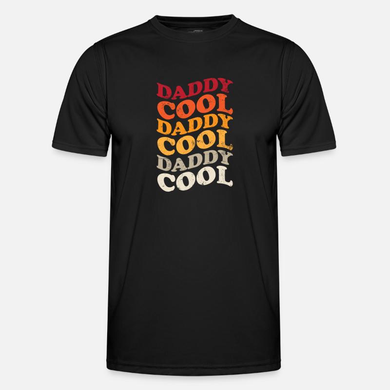 Daddy Cool Vater Retro Männer Funktions-T-Shirt