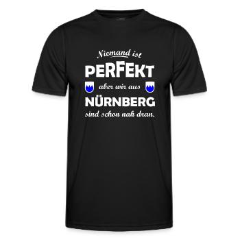 Les fans de Nuremberg - T-shirt sport Homme - noir - Devant - AI Model Male 178 dark (178cm)