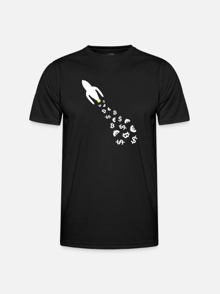 The Investor Rocket - Men's Functional T-Shirt - black