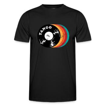 Tango - T-shirt sport Homme - noir - Devant - AI Model Male 178 dark (178cm)
