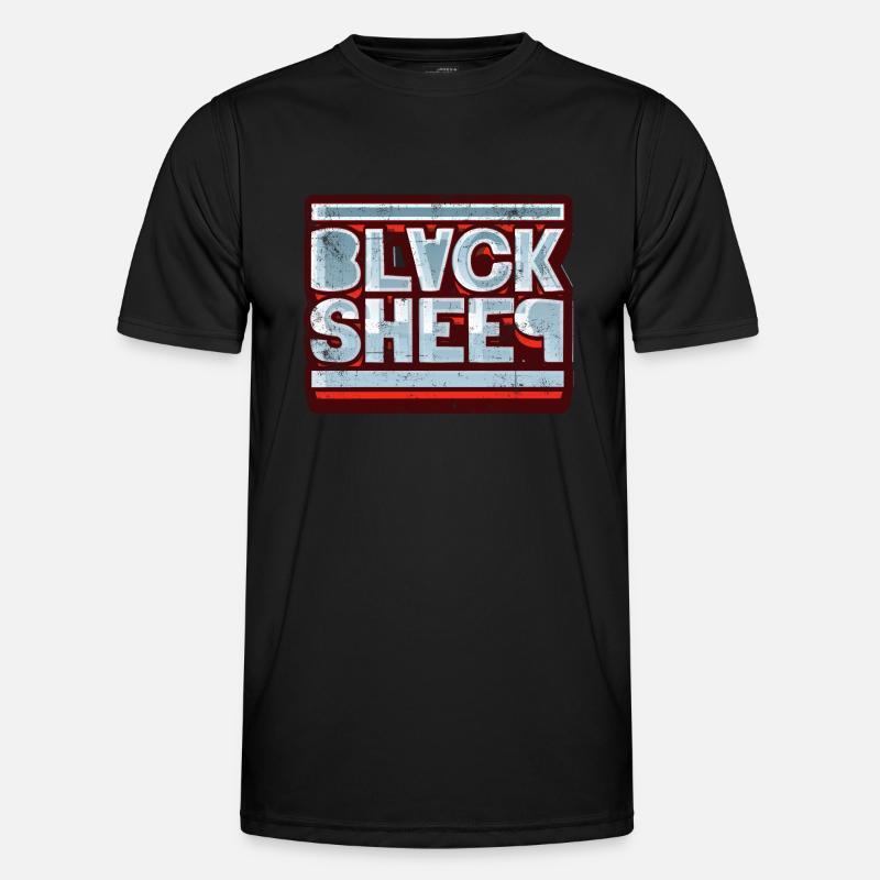 Black Sheep Retro - Men's Functional T-Shirt - black